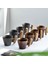 Ordu Yeşil Japon Tarzı Vintage Seramik Kahve Kupa Bardak Pas Sır Çay Süt Bira Kupa Ahşap Saplı Su Bardağı Ev Ofis Drinkware (Yurt Dışından) 4