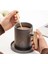 Ordu Yeşil Japon Tarzı Vintage Seramik Kahve Kupa Bardak Pas Sır Çay Süt Bira Kupa Ahşap Saplı Su Bardağı Ev Ofis Drinkware (Yurt Dışından) 5