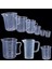 500ML 50/250/1000ML Şeffaf Plastik Ölçüm Kabı Laboratuvar Kabı Mezun Kupa Mutfak Pişirme Malzemeleri Ölçüm Aracı Sıvı (Yurt Dışından) 4