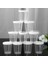 1 Adet 500 ml 10 Adet 30 ml Ilaç Ölçüm Ölçü Bardak Beyaz Kapaklı Kapaklı Şeffaf Konteyner Şeffaf Mezun Ölçüm Kabı Sıvı Tutucu (Yurt Dışından) 3