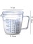 500ML B Tarzı 250ML/500ML Pyrex Süt Ölçüm Kabı Ölçekli Mikrodalga Ölçüm Cam Kupa Süt Kapaklı Sürahi Espresso Bardakları (Yurt Dışından) 1