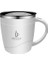 Beyaz 500 ml 304 Paslanmaz Çelik Kahve Fincanı Kapaklı Kupa Yalıtımlı Kahve Kupa Çift Duvar Kahve Tumbler Saplı Isıya Dayanıklı Drinkware (Yurt Dışından) 1
