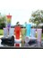 Zerdeçal 710ML Kaliteli Mat Kaplama Çift Duvar Diy 700ML 710ML 22OZ 24OZ Plastik Çivili Durian Fincan Saman Bardak Tumblers Kendi Logo Etiketi ile (Yurt Dışından) 2
