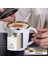 Beyaz 500 ml 304 Paslanmaz Çelik Kahve Fincanı Kapaklı Kupa Yalıtımlı Kahve Kupa Çift Duvar Kahve Tumbler Saplı Isıya Dayanıklı Drinkware (Yurt Dışından) 5