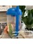 Mavi 1000ML Shaker Şişeleri Taze Meyve Kabı Taze Meyve Sebze Salatası Bardağı Moda Gıda Çalkalayıcı Pansuman Kabı Çatallı (Yurt Dışından) 1
