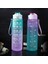 Mor 900 ml 700 ml Degrade Spor Su Pipetli Şişe Sevimli Buzlu Fincan Kadın Kızlar Için Hediye Güzellik Kamp Turu Spor Su Şişesi (Yurt Dışından) 3