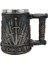 450 ml 201-300 ml Kafatası Bira Kahve Kupa Paslanmaz Çelik Viking Savaşçı Kafatası Bira Kupa Mekanik Dişli Boru Hattı Tasarımı Bira Stein Tankard Içecek Fincan (Yurt Dışından) 1