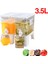 Yüksek Stil 4.5l 3.5l Soğuk Su Isıtıcısı Buzdolabı Musluk Limonata Şişesi Drinkware Su Isıtıcısı Pot Içecek Dispenseri Ev Soğuk Su Sürahisi Kova (Yurt Dışından) 3
