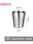 SLIVER-004 300ML 300ML Çift Katmanlı Su Bardağı Ev Yemek Drinkware Kupalar 304 Paslanmaz Çelik Bira Bardağı Altın Şerit Kahve Kulplu Kupalar Tazas (Yurt Dışından) 1