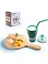 Turkuaz 350ML Silikon Çok Fonksiyonlu Yüksek Sıcaklık ve Haşlanmaya Dayanıklı Taşınabilir Katlanır Su Bardağı Kapaklı (Yurt Dışından) 5