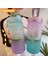 Pembe A 2l 64OZ 2 Litre Su Şişesi Motivasyon Içme Şişesi Zaman Işaretleyici Çıkartmaları ile Spor Su Şişesi Taşınabilir Yeniden Kullanılabilir Su Bardakları (Yurt Dışından) 4