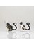 Beyaz Kedi Kaşık 250 ml 250 ml Sevimli Siyah Kedi Cam Kahve Kupa Seti Grip Bölümü Hayvan Şekilli Süt Su Suyu Kupalar Çay Bardağı Japon Tarzı Kawaii Hediye Ev (Yurt Dışından) 3