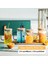 Mavi Yuvarlak 501-600ML 600ML/400ML Kare Yuvarlak Kapaklı ve Saman Kupa Tek Renkli Sap Katmanlı Yüksek Borosilikat Cam Buzlu Kahve Süt Kabarcık Çay (Yurt Dışından) 2