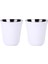 2 Adet Beyaz 80ML 80ML160ML 2 Espresso Kupa Seti 304 Paslanmaz Çelik Kahve Fincanları Yalıtımlı Çift Duvar Bulaşık Makinesinde Yıkanabilir Küçük Kapasiteli Yalıtım (Yurt Dışından) 2