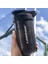 Mor 401-500 ml Taşınabilir Sızdırmaz Su Şişesi Şişesi Moda Spor Salonu Için Protein Tozu Çalkalayıcı Şişe Plastik Içecek Şişesi Spor Shaker Şişe (Yurt Dışından) 2