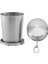 1 Adet 250 ml 75/150/250 ml Paslanmaz Çelik Katlanır Bardak Kamp Tencere Geri Çekilebilir Fincan Anahtarlık Handcup Taşınabilir Açık Seyahat Kamp (Yurt Dışından) 1