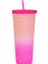 Gradient H 710ML Soğuk Su Şişesi 710ML Caneca Çay Su Bardağı Plastik Kapaklı ve Pipetli Boba Kahve Kupa Elektroliz Durian Bardaklar Kabarcık Makaro (Yurt Dışından) 1