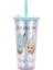 Koyu Mor Kapak 700ML 53RENK Soğuk Su Şişesi 700ML Yaz Caneca Bardak Kapaklı ve Pipetli Plastik Boba Kahve Kupa Su Şişesi Bardakları Bubble Tea Makaro (Yurt Dışından) 5