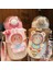 Renk 6 720 ml Çocuklar Çocuklar Için Su Şişesi Saman Çıkartmalar ile Sevimli Yaz Kawaii Plastik Bardak Taşınabilir Öğrenciler Okul Seyahat Kız Şişeleri (Yurt Dışından) 3