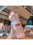 701-800ML Shaker Kupası Spor Shaker Kupası Protein Tozu Shaker Kupası Taşınabilir Büyük Kapasiteli Saman Plastik Son Moda Spor Su Şişesi (Yurt Dışından) 3