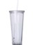 650ML Çift Katmanlı Melk Tumbler Stro Bardak Drinkbeker Met Deksel Smoothie Koud Drankje Mok Herbruikbare Meyve Bardağı Su Fles Plastik (Yurt Dışından) 4
