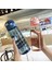 450ML Mat Siyah 780ML Spor Su Şişesi Açık Pipetli Su Şişesi Plastik Taşınabilir Su Bardağı Dinkware Kamp Bisiklet Şişesi Mutfak Aletleri (Yurt Dışından) 2