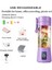 P 6 Bıçak 400 ml Taşınabilir Elektrikli Meyve Sıkacağı Bardağı USB Şarj Edilebilir El Smoothie Blender Meyve Karıştırıcılar Milkshake Yapımcısı Makinesi Gıda Sınıfı Karıştırma (Yurt Dışından) 5