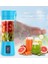 Mor Elektrikli Meyve Sıkacağı USB Şarj Edilebilir Meyve Suyu Mikser Makinesi El Smoothie Blender Küçük Mutfak Robotu Mutfak Aracı (Yurt Dışından) 4