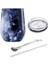 Lake Ranyin 18 Yerba Mate Straw 12OZ Yerba Mate Çay Bardağı Paslanmaz Çelik Sürgülü Kapaklı ve Samanlı Yalıtımlı Kupa Kahve Fincanı Kokteyl Şampanya Sevimli Tumbler Bardaklar (Yurt Dışından) 1