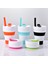 Gri 301-400 ml Gıda Sınıfı Silikon Malzeme Açık Seyahat Taşınabilir Katlanabilir Silikon Kahve Yaratıcı Hediye Spor Shrink Kupa Açık Seyahat (Yurt Dışından) 3