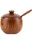 Baharat Kabı 1 Doğal Ahşap Sofra Baharat Tankı Mutfak Gereçleri Baharat Tankı ve Kapaklı Sos Tankı Tuz Karıştırıcı (Yurt Dışından) 2