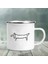 XH197-A015WH-8 360ML Dachshunds'u Seviyorum Baskılı Emaye Kupa Yaratıcı Cam Kahve Içecekleri Tatlı Süt Kupası Cam Vintage Isıtılabilir Kolu Drinkware Hediyeler (Yurt Dışından) 1