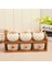 1 Adet Yaratıcı Seramik Baharat Kavanoz Kapaklı Ev Baharat Sıcak Sos Kutusu Tuz Şekerlik Soya Sosu Sirke Şişesi Kitchenaccessories (Yurt Dışından) 3