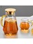 Amber Fincan 1400 ml Elmas Desen Cam Su Sürahisi Şeffaf Ev Sürahi Sıcak Soğuk Su Sürahi Isıya Dayanıklı Kahve Çaydanlık Kapaklı (Yurt Dışından) 5