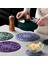 Yeşil 20 cm 3 Adet Yuvarlak Silikon Placemats Retro Içi Boş Oyma Yemek Masası Paspas Seti Masa Yemekleri ve Pot Tutucular Mutfak Sıcak Pedleri (Yurt Dışından) 3