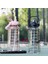 Pembe 2000ML 2000ML 2 Litre Spor Su Şişesi Samanlı Erkek Kadın Spor Su Şişeleri Açık Soğuk Su Bottlesc Zaman Işaretleyicili Drinkware1 (Yurt Dışından) 3