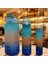 B-Mavi 2000ML-900ML-280ML 1 Takım/3 Adet Samanlı Spor Su Şişesi Erkek Kadın Spor Su Şişeleri Açık Soğuk Su Bottlesc Zaman Marker ile Drinkware (Yurt Dışından) 2