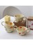 201-2 201-300 ml Seramik Kupalar Kahve Fincanları El Sıkıştırılmış Düzensiz Çiçek Süt Çay Bardağı Ins Kore Tarzı Yulaf Ezmesi Kahvaltı Kupa Drinkware Mutfak (Yurt Dışından) 4