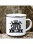 UXH158575-A015WH-8 Süper Tonton Papy Baskılı Komik Emaye Yaratıcı Kahve Fincanları Kamp Kupalar Kolu Drinkware Tatil Kupa Babalar Günü En Iyi Hediyeler (Yurt Dışından) 5