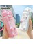 PINK-700ML Olarak Adlandırılan 700ML Sevimli Su Şişesi Kızlar Için Kapaklı Saman Etiket Plastik Meyve Suyu Süt Taşınabilir Kawaii Tumbler Çocuk Drinkware (Yurt Dışından) 2