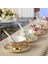 Sonbahar Özledim 200 ml Avrupa Asil Kemik Çini Kahve Fincanı Tabağı Kaşık Seti 200 ml Lüks Seramik Kupa Üst Sınıf Porselen Çay Bardağı Cafe Parti Drinkware (Yurt Dışından) 2