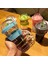 Mavi 360 ml Taşınabilir Plastik Fidan Kabarcık Çay Bardak Tumbler Yeniden Kullanılabilir Plastik Kahve Fincanı Sızdırmaz Meyve Suyu Fincan Çay Spor Bardak Saman ile (Yurt Dışından) 2