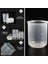 5 Adet 25ML Şeffaf Plastik Mezun Ölçüm Kabı Pişirme Kabı Sıvı Ölçü Jugcup Konteyner 25/30/50ML/100ML /150/250/500ML/1000ML (Yurt Dışından) 1