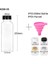 350ML-A Gümüş Alüminyum Kapak 1 Adet 60-500ML Şeffaf Boş Plastik Meyve Suyu Şişeleri Kapaklı W/huni Tek Kullanımlık Meyve Suyu Içecek Kabı Meyve Suyu Sıkma Smoothie Yapmak Için (Yurt Dışından) 1