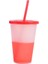 Gri 480 ml Su Tumbler Yaratıcı Yeniden Kullanılabilir Kahve Kupa Kavrama Renk Değiştirme Kapaklı Plastik Bardak Drinkware (Yurt Dışından) 4