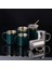 Gümüş 280ML Kapak J 200-500ML Çift Duvar Kahve Kapaklı Fincan 304 Paslanmaz Çelik Çift Alt Kupa Bira Kupa Çay Bardak Içme Bardakları Termal Kupa Su Kupa (Yurt Dışından) 2