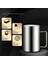 Gümüş 280ML Kapak J 200-500ML Çift Duvar Kahve Kapaklı Fincan 304 Paslanmaz Çelik Çift Alt Kupa Bira Kupa Çay Bardak Içme Bardakları Termal Kupa Su Kupa (Yurt Dışından) 4