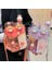 Pembe 780 ml Içme Şişesi Taşınabilir Spor Su Isıtıcısı Karikatür Açık Spor Su Bardağı Sızdırmaz Saman ile Drinkware Öğrenci Çocuklar Için (Yurt Dışından) 2