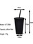 D 16OZ 16OZ Mat Tumbler Akrilik Plastik Pastel Pipetli Bardak Kapaklı Çift Duvar Yalıtım Su Bardağı Bekarlığa Veda Partisi Hediye (Yurt Dışından) 5