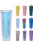 Stil 10 710ML 710ML Büyük Kapasiteli Kahve Fincanı Yaz Yeniden Kullanılabilir Elmas Tanrıça Kahve Fincanları Çift Katmanlı Plastik Saman Kapaklı Içecek Bardağı (Yurt Dışından) 3
